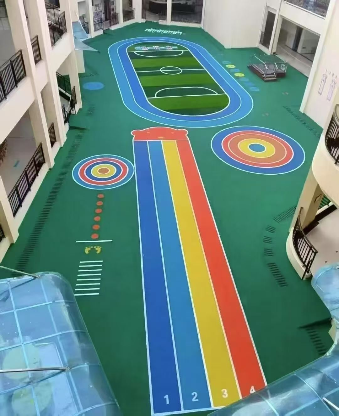驻马店市幼儿园塑胶跑道仿真草坪 - 推荐